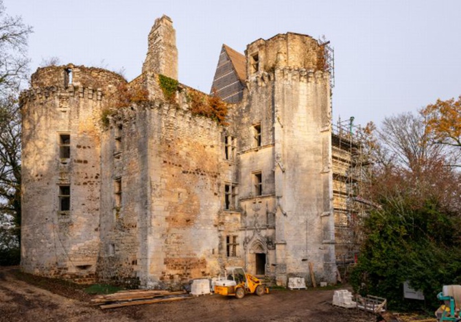 Le château est en cours de restauration (ph DR)